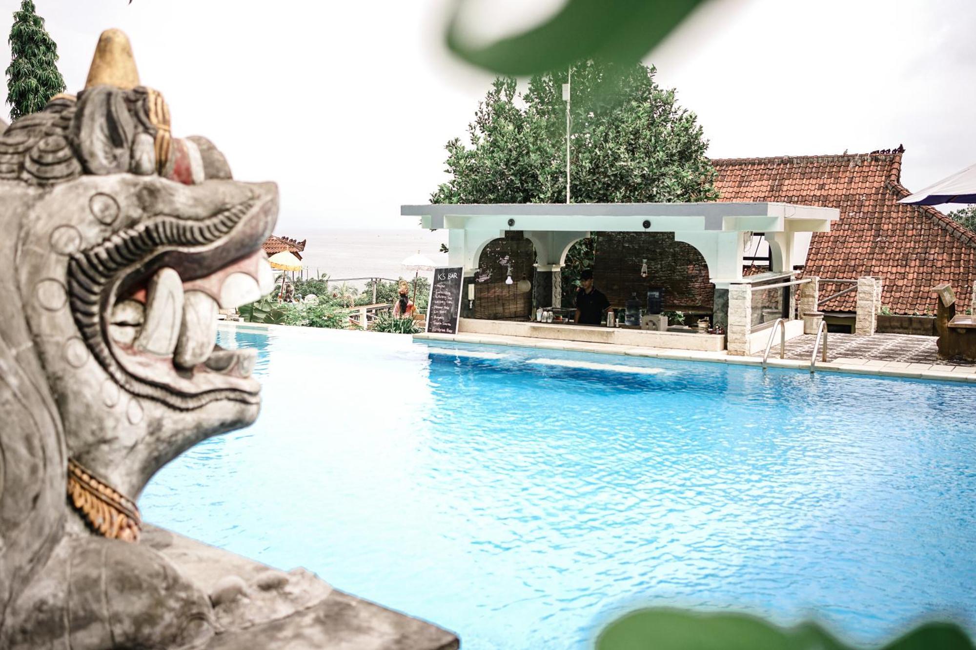 Amed Cafe & Hotel Kebun Wayan Ngoại thất bức ảnh